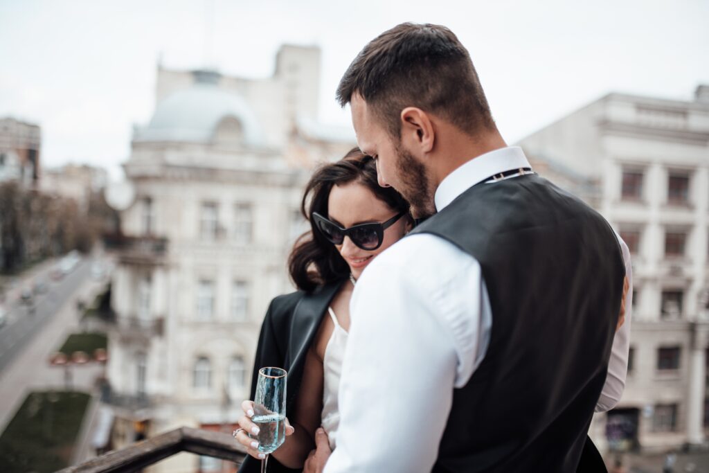 Hochzeitspaar, Fotoshooting